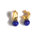 Opulent Deco Earrings With Balls, Marine