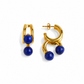 Double Layer Hoop Earrings, Marine