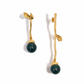 Mismatch Bloom Earrings, Forest